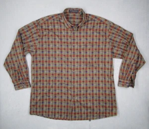 Vintage Jhane Barnes Shirt Mens Extra Large Red Button Up Abstract Art Modern - Picture 1 of 9