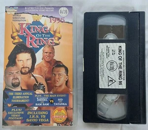 WWF King of the Ring 1995 VHS Video *Fantastic condition! Tested! Plays perfect* - Foto 1 di 6