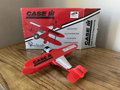 SpecCast 1/32 Scale Case IH Magnum Beechcraft D17 Staggering Diecast Model - Image 1 of 4
