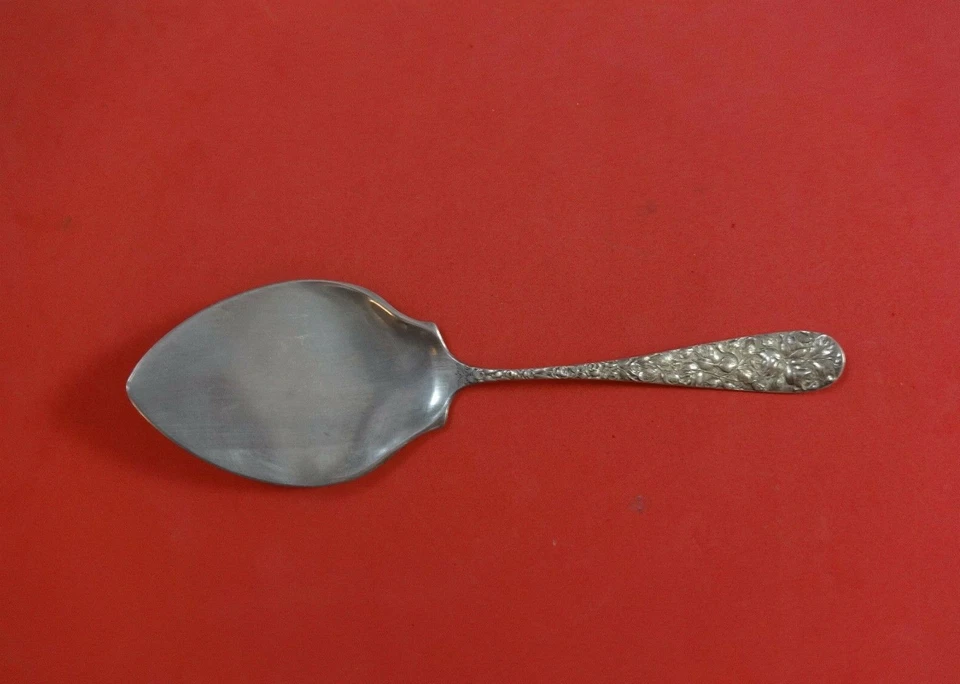 Поднос для пирогов Baltimore Rose от Schofield из чистого серебра полностью плоский 10 дюймов - Изображение 1 из 1