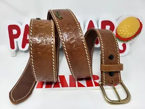 Cintura EL CHARRO Light Brown Mod. 218 (Lunga 119 cm) Made in Italy (PANINARO) - Imagen 1 de 8