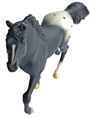 De Colección Caja Azul Appaloosa Caballo Estatuilla Cinta Azul Establos Decoración Ecuestre Foto 1 de 4