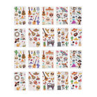 20 Sheets Temporary Tattoos Sticker Body Stickers Kids Disposable