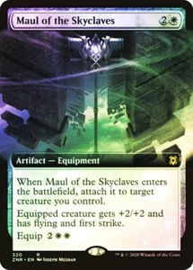 Maul of the Skyclaves FOIL EXTENDED - 320 - Rare - Zendikar Rising ZNR MTG - Foto 1 di 1