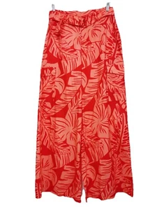 Shore Hose Damen weites Bein pfirsich/orange — tropisches Muster Größe L - Bild 1 von 8