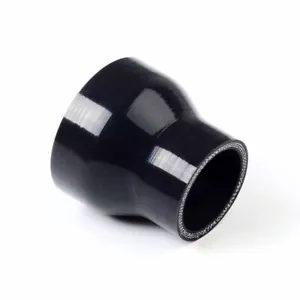 Manguera reductora de silicona de alta temperatura turbo/admisión/tubo recto de 2 1/4 - 2 1/2" negra - Imagen 1 de 6