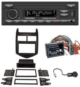 Blaupunkt USB DAB MP3 Bluetooth Autoradio für Chevrolet Aveo T300 ab 2011 schwar - Bild 1 von 10