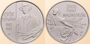 Hungary 2000 forint 2015 "Istvan Csok" BU - Picture 1 of 1
