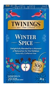 Twinings Winter Spice Herbal Tea Individually Wrapped, 20 Count (Pack of 6) - Picture 1 of 5