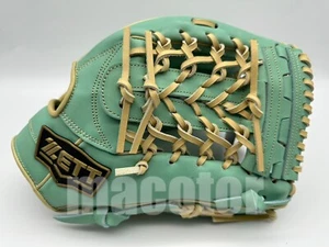ZETT Special Pro Order 13" Outfield Baseball Glove Mint Green Cream RHT NPB New - Picture 1 of 4