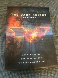 2012 THE DARK KNIGHT TRILOGY DVD Batman Begins 3 Disc w/ Imagery Booklet - Picture 1 of 11