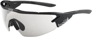 Occhiali da sole BOLLE lenti fotocromatiche trasparenti Aeromax nero opaco modulatore grigio chiaro - Foto 1 di 1
