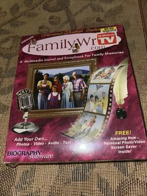 A Multimedia Journal & Scrapbook CD Rom Biography Software 1999 Vintage - Image 1 of 3