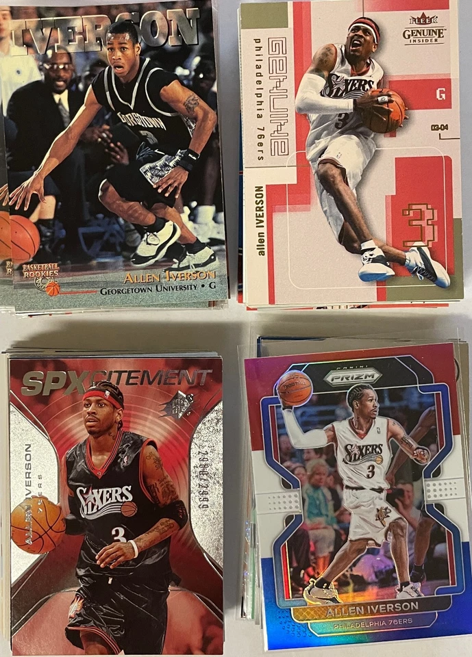 ALLEN IVERSON Basketball Cards ***You Pick*** Top 75 HOF. Revised 11/21 - Image 1 of 1