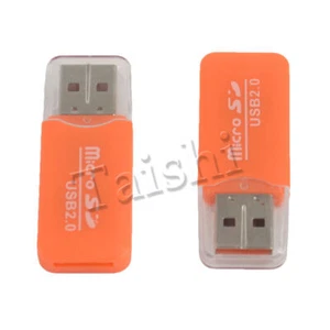 2pcs Micro SD Card Reader Adapte Card reader r USB 2.0 Micro SD SDHC TF T-Flash - Afbeelding 1 van 6
