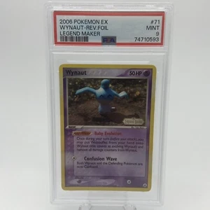 Pokémon TCG Wynaut EX Legend Maker 71/92 Reverse Holo Common - Picture 1 of 3