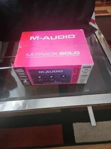 M-Audio M-Track Solo USB Audio Interface Good Used Condition - Picture 1 of 1