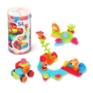 - Bristle Blocks- STEM Interlocking Building Blocks- 54 pc Playset- Reusable ... - Picture 1 of 8