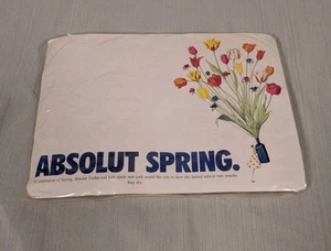 Vintage Absolut Spring Kate Spade New York Limited Edition Rain Poncho - Picture 1 of 2