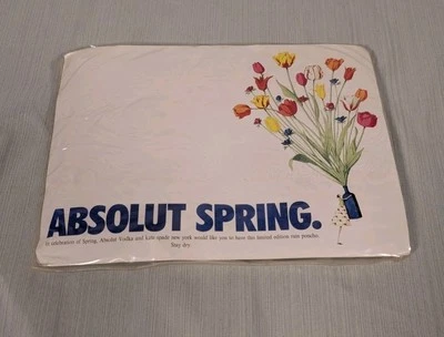 Vintage Absolut Spring Kate Spade New York Limited Edition Rain Poncho - Image 1 of 2