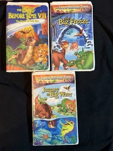 The Land Before Time VHS Lot (3 Movies) - Picture 1 of 5