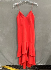 Alice + Olivia Women's Red Sleeveless Knee Length Dress Size 2 Regular - Picture 1 of 7