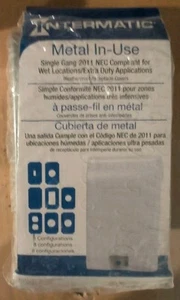 Metal In-Use Weatherproof Box Cover, Single Gang. Intermatic WP1010MXD - Picture 1 of 1