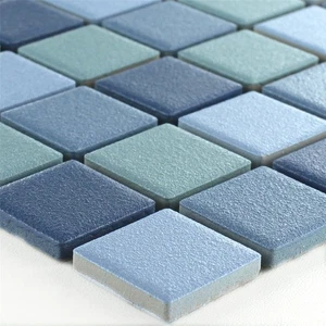 Muster Keramik Mosaik Fliesen Lenadora Grün Blau Rutschhemmend Bad Boden Wand - Bild 1 von 4