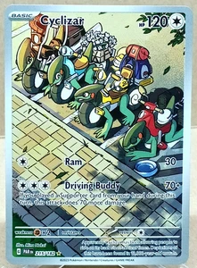 SV04: Paradox Rift - Cyclizar Illustration Rare #215/182 Pokémon TCG - Picture 1 of 2