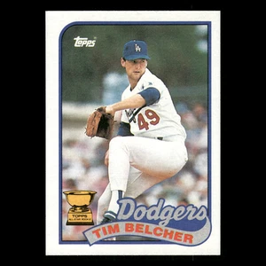Tarjeta de béisbol Tim Belcher #456 1989 Topps Los Angeles Dodgers MLB - Imagen 1 de 3