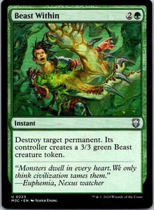 Magic the Gathering HP Beast Within Modern Horizons 3 Commander MTG Free Ship! - Picture 1 of 1