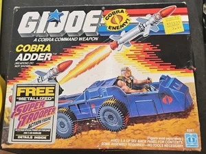  COBRA ADDER NISB NEW IN SEALED BOX 1987 GI JOE ORIGINAL VINTAGE HASBRO - Picture 1 of 6