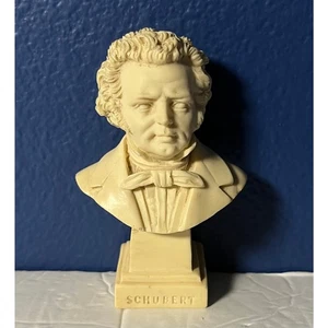 Statua compositore scultura busto Schubert vintage made in Italy musica classica - Foto 1 di 6