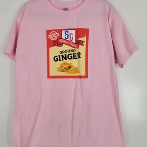 Spicegirls Band Tee Sz Girl Medium Ground Ginger Spice T-shirt Gildan Softstyle - Picture 1 of 8