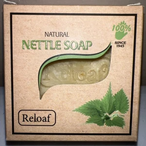 Sapone all'ortica naturale fatto a mano Reloaf nuovo con scatola! 🍀 - Foto 1 di 7