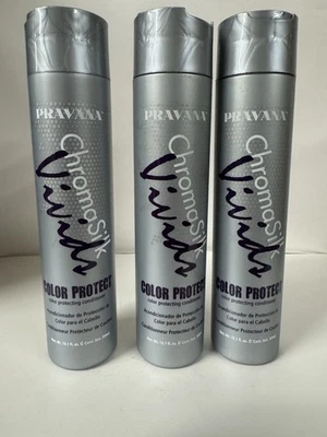 3 Pack -- Pravana ChromaSilk Vivids Color Protect Conditioner 10.1 oz / 300 ml - Image 1 of 3
