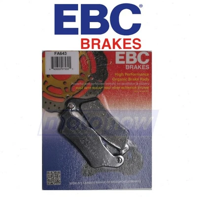 EBC Front Organic Brake Pads for 2015 Harley Davidson XG500 Street 500 - de Foto 1 de 4