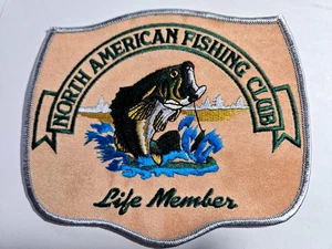 GROSSER Vintage - 1998 - North American Fishing Club Life Member Patch kostenloser Versand - Bild 1 von 4