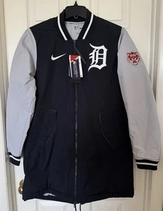 Nike Hombre Pequeño Detroit Tigers Auténtica Colección Cremallera Completa Dugout Chaqueta NUEVA - Imagen 1 de 15
