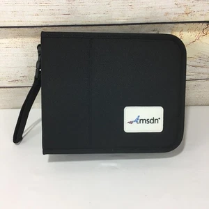 MSDN Disco CD DVD Carpeta Billetera Cremallera Estuche Pequeño - Imagen 1 de 5