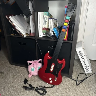 Guitar Hero PS2 Model PSLGH PlayStation 2 Wired Guitar Red Octane - Image 1 of 3