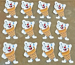 12XCalifornia Fosters snowm PORCELAIN ENAMEL SIGN BOARD SIZE 10"X7.4" INCHES S/S - Picture 1 of 3