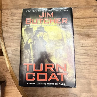 Turn Coat by Jim Butcher 1st Printing First Edition 2009 HCDJ Dresden Files - Image 1 of 4
