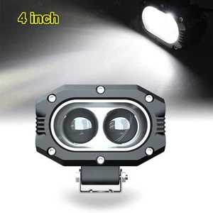 Cubo de trabajo LED de 4 pulgadas barra de luces vainas luces antiniebla para camioneta SUV UTV 4x4 todoterreno - Imagen 1 de 43