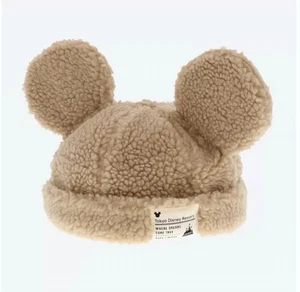 Original Tokio Disney Exclusivo Mickey Mouse Gorro Lechoso Invierno Cálido Gorra - Imagen 1 de 5