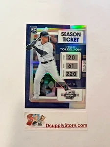 2022 Spencer Torkelson Chronicles Contenders Optic Silver Prizm RC Rookie #22 - Foto 1 di 1