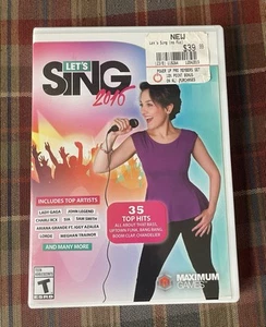 Let's Sing 2016 (Nintendo Wii, 2015) NTSC Complete 9/10 Condition - Picture 1 of 3