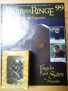 Der Herr der Ringe Sammelfiguren Nr 99 Frodo und Sam handbemalt mit Begleitheft - Bild 1 von 2