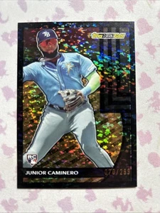 2024 Topps Update Series - Topps Black Gold Black #BG-12 Junior Caminero /299 - Picture 1 of 2