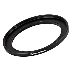 49mm to 58mm 49-58mm Step-Up Stepping Ring Filter Adapter 2Pcs - Picture 1 of 2